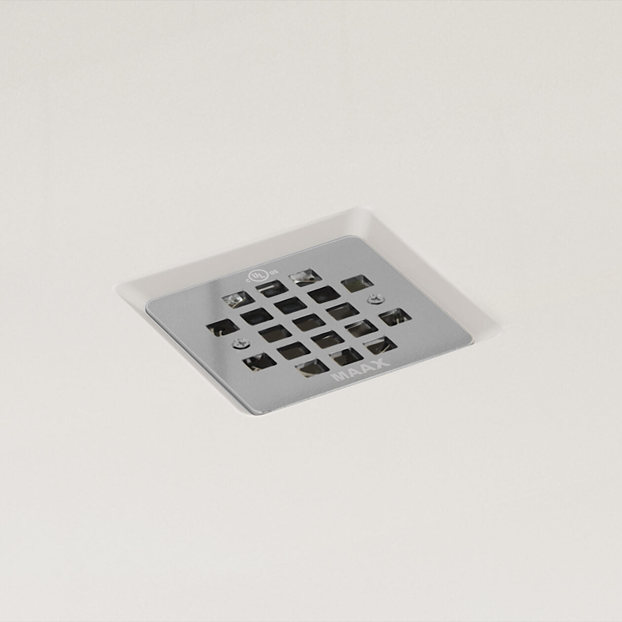 B3X 6036 Acrylic Alcove Shower Base with Center Drain in White