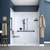 Acolyte 6238 Alcove Five-Piece Shower with Center Drain