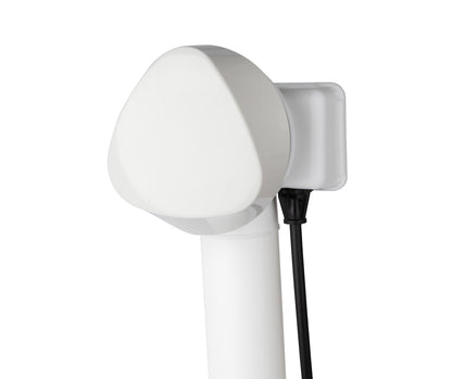 Rotary Turn Cable-Operated Waste and Overflow, 33 in. Cable, Complete Kit in White