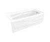 Corinthia II 60 x 30 Acrylic Alcove Left-Hand Drain Bathtub in White