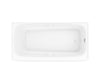 Corinthia II 60 x 30 Acrylic Alcove Left-Hand Drain Bathtub in White