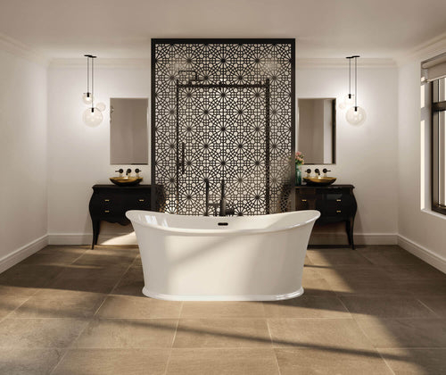 Maax Elina 6634 Acrylic Freestanding Center Drain Bathtub #106389 - Golzar Home