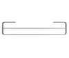 Manhattan 24 in. Double Towel Bar in Brushed Chrome