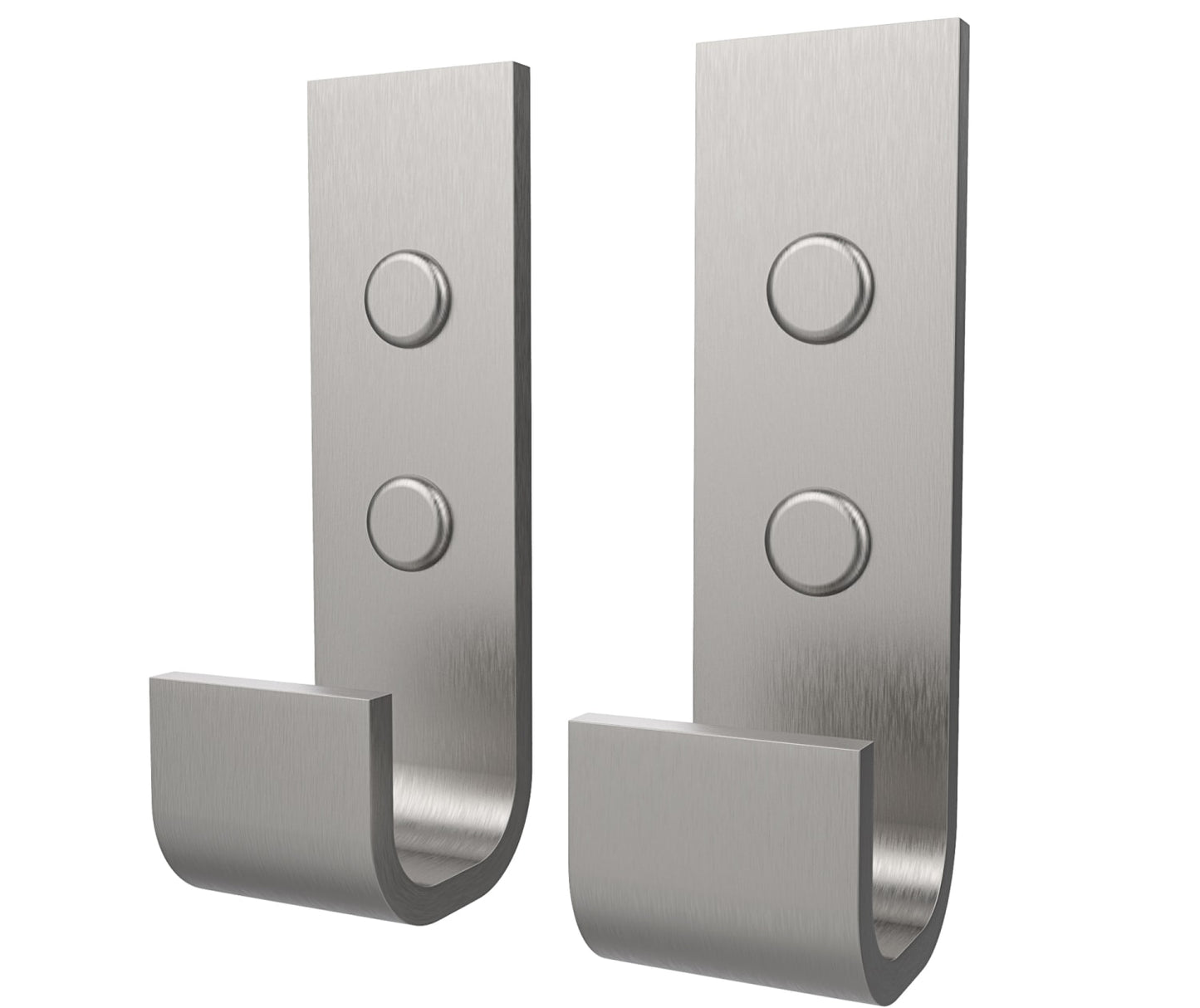 Manhattan Hook - Pack of 2 in Brushed Chrome