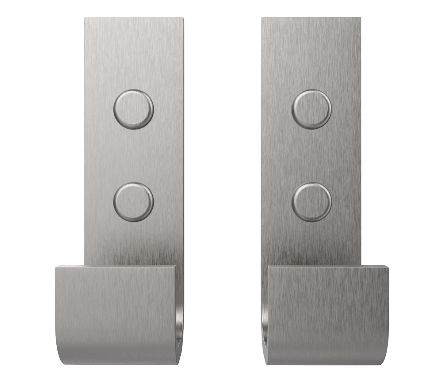 Manhattan Hook - Pack of 2 in Brushed Chrome