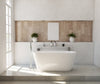 Manhattan 57 in. Long Shelf in Matte White