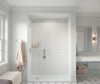 Manhattan 57 in. Long Shelf in Matte White
