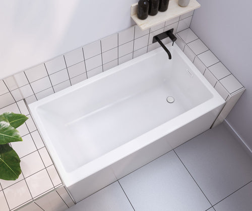 Maax Rubix 6032 Afr Acrylic Alcove Left/Right Drain Bathtub #105704 - Golzar Home