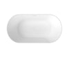Maax Tori 6732 Acrylic Freestanding Center Drain Bathtub #107830/1 - Golzar Home