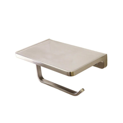 Madison Toilet Paper Single Holder with Shelf - Golzar Home