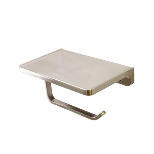 Madison Toilet Paper Single Holder With Shelf - Golzar Home