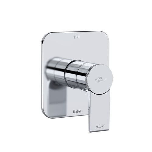 RIOBEL Fresk 1/2" Thermostatic & Pressure Balance Trim With 3 Functions (Shared)
