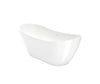 Maax Mirella Acrylic Center Drain In With Skirt 67 x 29-Inch Freestanding Bathtub