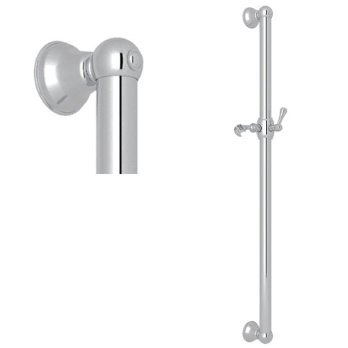 ROHL 36" Grab Bar With Sliding Handshower Holder