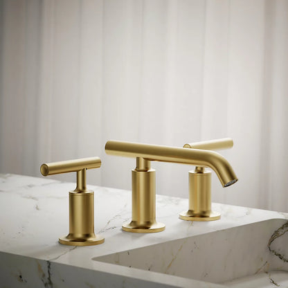 Purist® Widespread bathroom sink faucet with Lever handles, 1.2 gpm