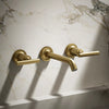Purist® Wall-mount bathroom sink faucet trim with Lever handles, 1.2 gpm