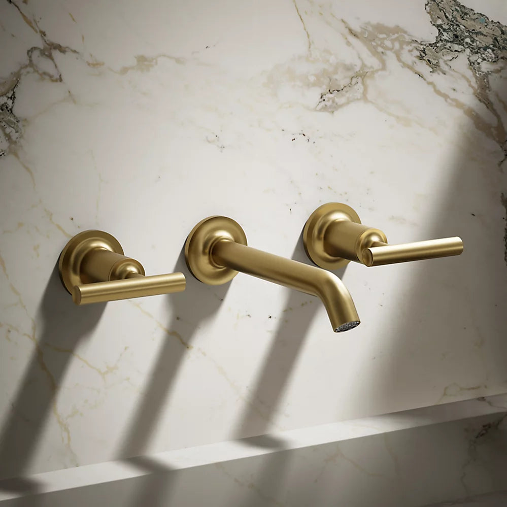 Purist® Wall-mount bathroom sink faucet trim with Lever handles, 1.2 gpm