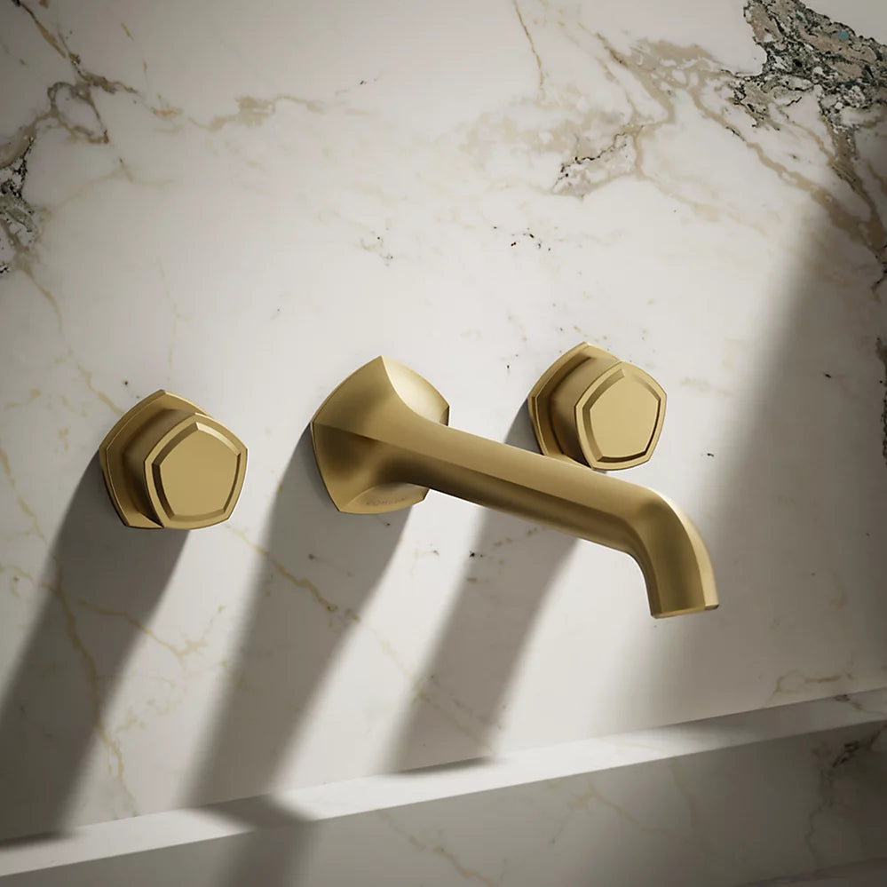 Occasion® Wall-mount bathroom sink faucet Knob handle trim, 1.2 gpm