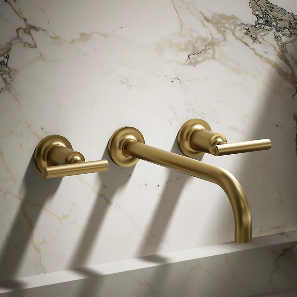 Purist® Wall-mount bathroom sink faucet trim with Lever handles, 1.2 gpm