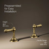Artifacts® Lever bathroom sink faucet handles