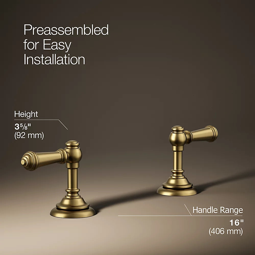 Artifacts® Lever bathroom sink faucet handles