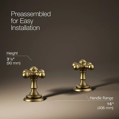 Artifacts® Cross bathroom sink faucet handles