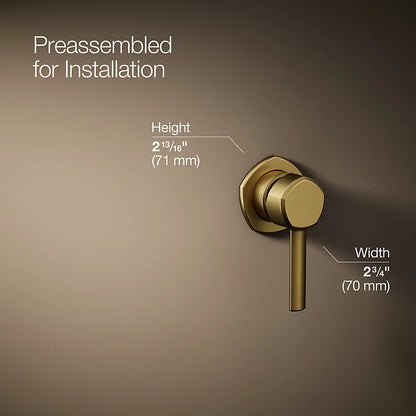 Occasion® Wall-mount bathroom sink faucet handle