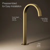 Components® Bathroom sink faucet spout with Ribbon design, 1.2 gpm