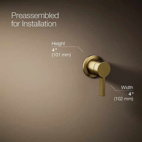 Kohler Components® Wall-mount bathroom sink faucet handle only