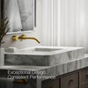 Components® Wall-mount bathroom sink faucet Oyl handle trim