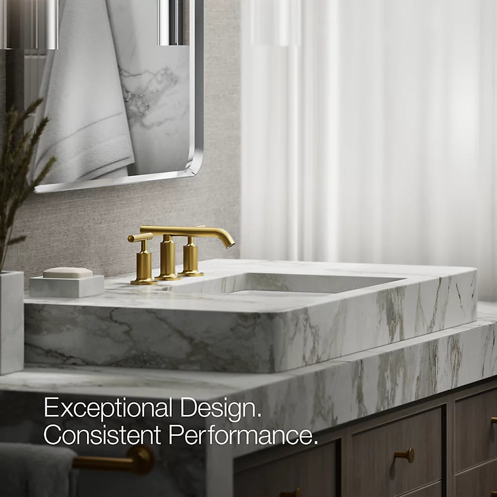 Purist® Widespread bathroom sink faucet with Lever handles, 1.2 gpm
