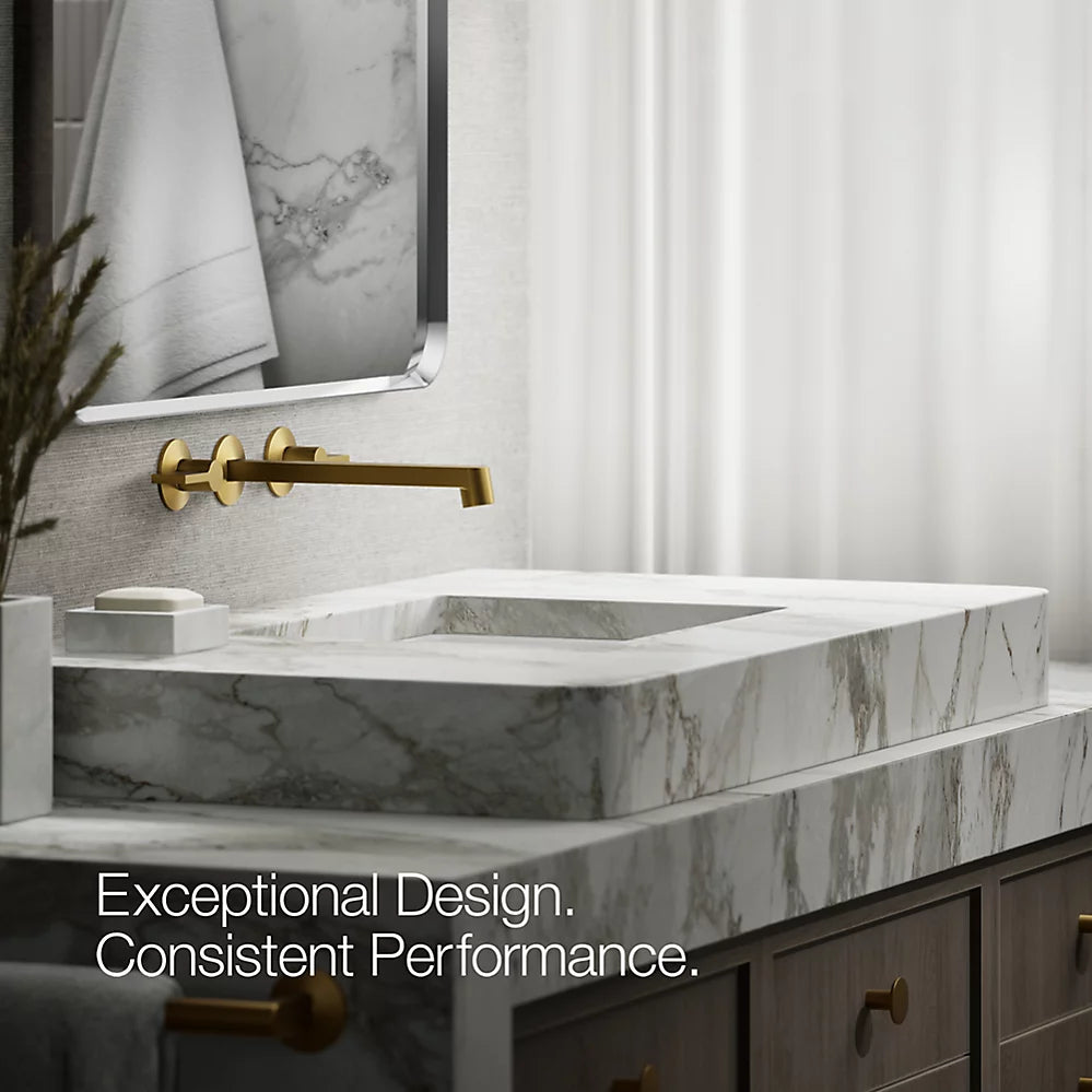 Components® Wall-mount bathroom sink faucet spout with Row design, 1.2 gpm