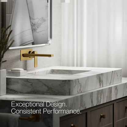Parallel® Wall-mount single-handle bathroom sink faucet, 1.2 gpm