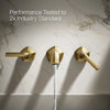 Occasion® Wall-mount bathroom sink faucet Lever handle trim, 1.2 gpm