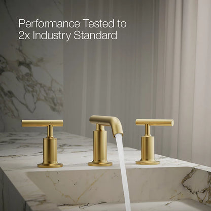 Purist® Widespread bathroom sink faucet with Lever handles, 1.2 gpm