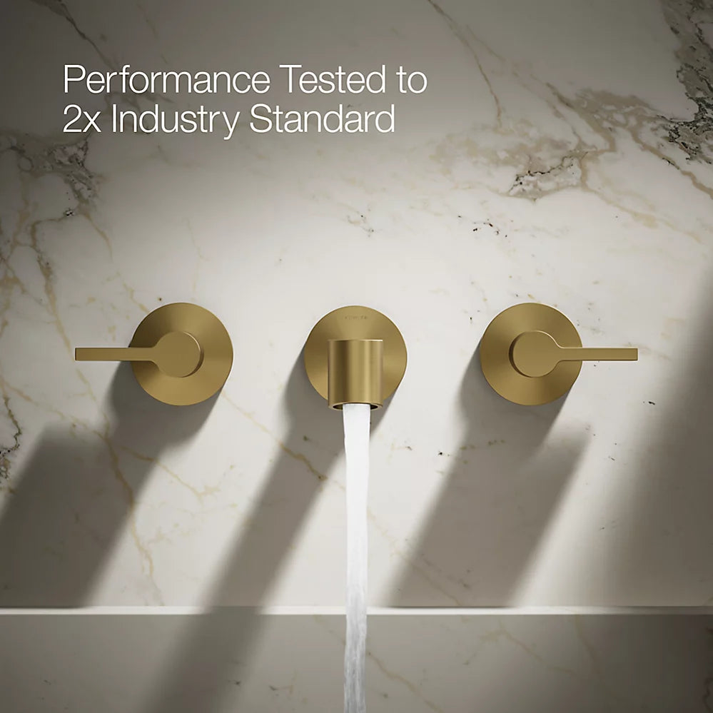 Components® Wall-mount bathroom sink faucet spout with Row design, 1.2 gpm