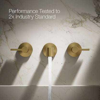 Components® Wall-mount bathroom sink faucet spout with Row design, 1.2 gpm