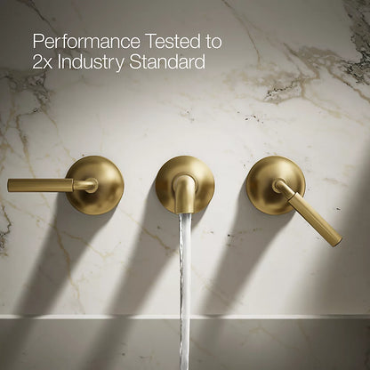 Tone™ Wall-mount bathroom sink faucet trim, 1.2 gpm