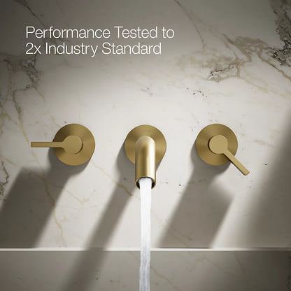 Components® Wall-mount bathroom sink faucet Lever handle trim