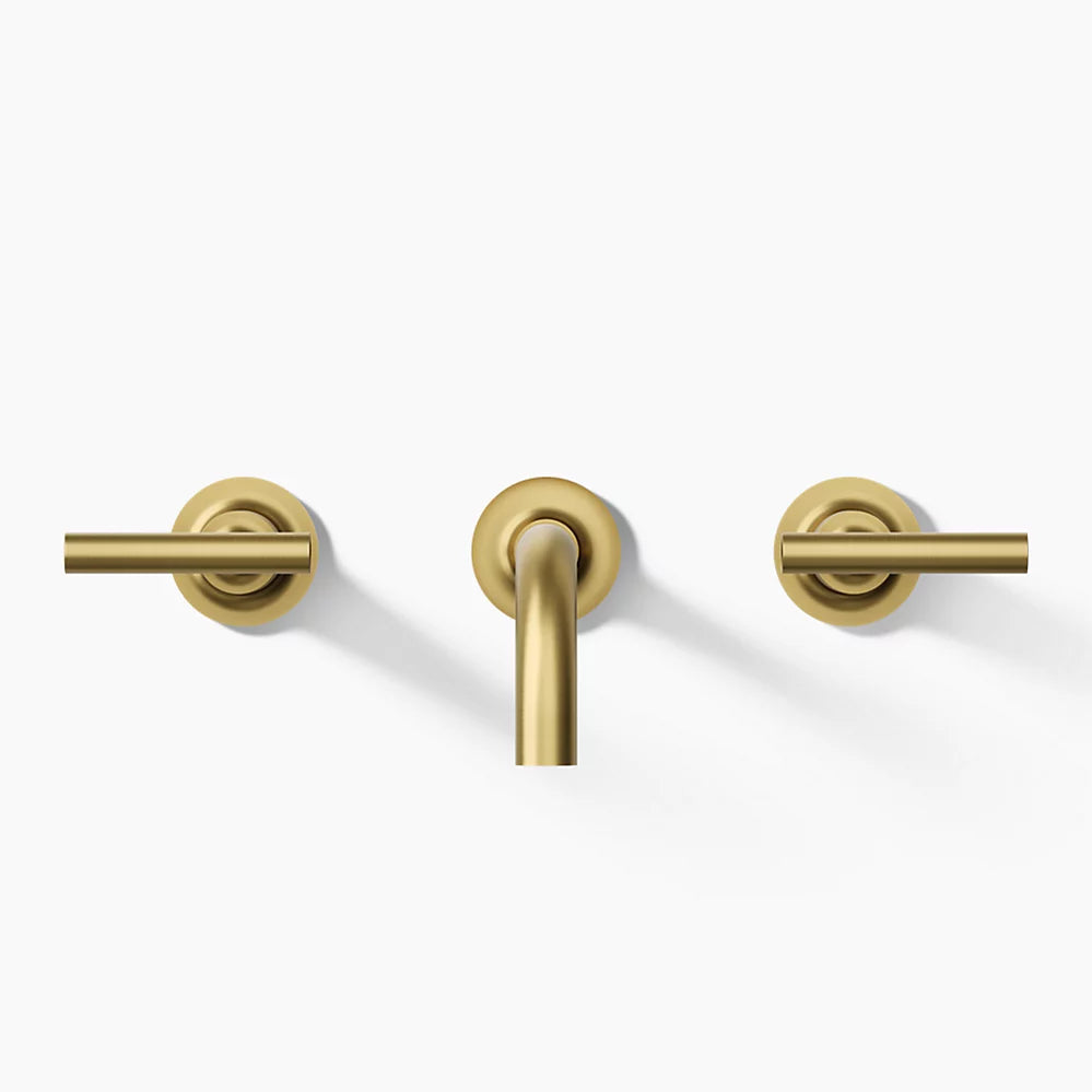 Purist® Wall-mount bathroom sink faucet trim with Lever handles, 1.2 gpm
