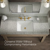 Elate® Widespread bathroom sink faucet, 1.0 gpm