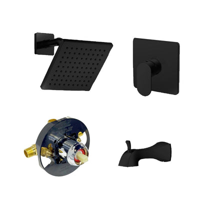 Melnick Pressure - Balanced Tub & Shower Set by VISENTIN - Golzar Home