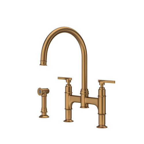 Perrin & Rowe Southbank™ Bridge Kitchen Faucet With Side Spray