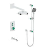 Mond 3-Way Th Shower Kit- Crescent Handle - Golzar Home