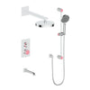 Mond 3-Way Th Shower Kit- Crescent Handle - Golzar Home
