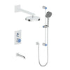 Mond 3-Way Th Shower Kit- Crescent Handle - Golzar Home