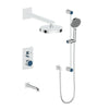 Mond 3-Way Th Shower Kit- Crescent Handle - Golzar Home