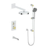 Mond 3-Way Th Shower Kit- Crescent Handle - Golzar Home