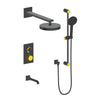 Mond 3-Way Th Shower Kit- Crescent Handle - Golzar Home