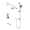 Mond 3-Way Th Shower Kit- Crescent Handle - Golzar Home